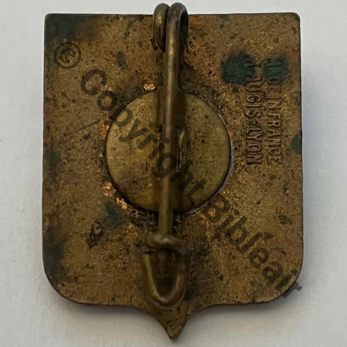 GROUPEMENT SAVOIE (INCERTAIN)  A.AUGIS LYON MADE IN FRANCE (en principe postww2) 2Li Bol fenetre Dos lisse irreg 19x24mm Src.historiacollection2a PV140Eur 